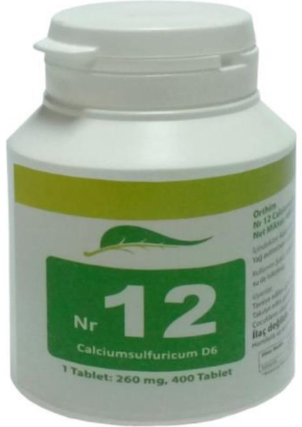 Calcium Sulfiricum