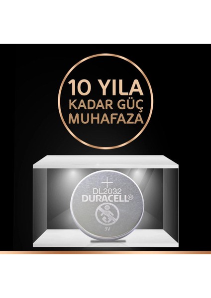 Duracell 2032 3V Lityum Pil (2 Adet)
