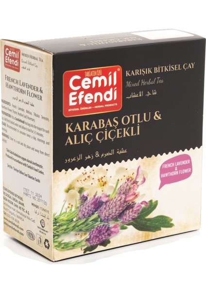 Cemilefendi Karabaş Otlu Alıç Çiçekli Çay 60'lı Süzen Poşet