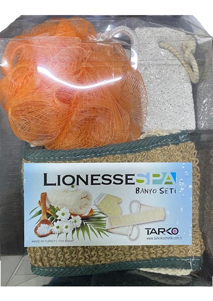 Lionesse Banyo Seti BS-001 - Turuncu