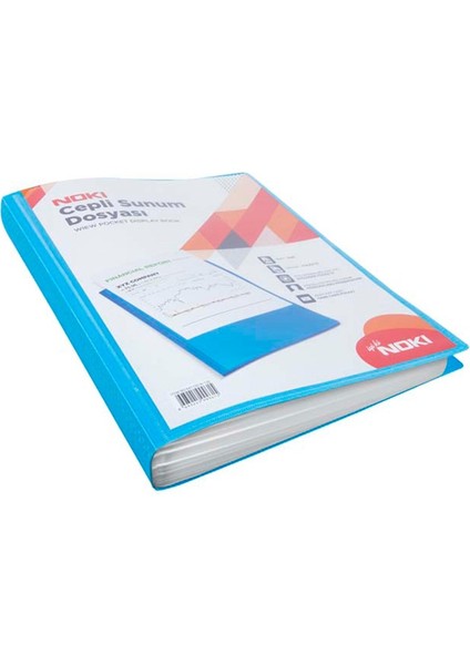 Cepli 20'li Sunum Dosyası Mavi 64120 N