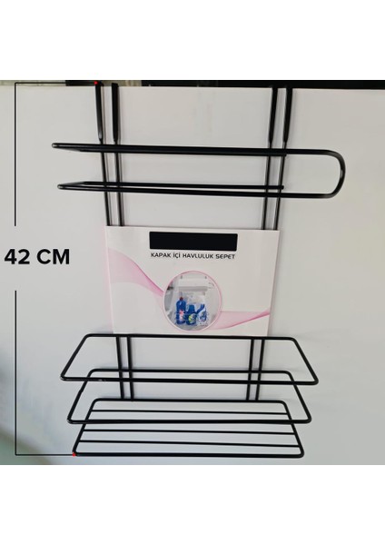 Peçetelik Havluluk Sepet Kapak Içi Metal Sepet