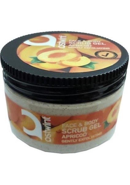 Face Body Scrub Gel Kayısı 300 ml