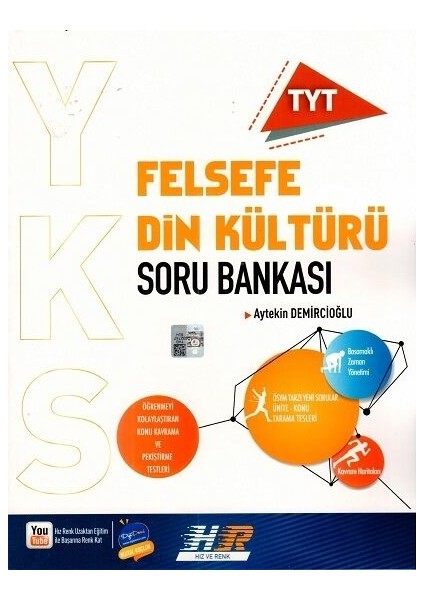 Hız ve Renk Yayınları TYT Felsefe Din Kültürü Soru Bankası