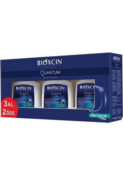 Dünyadan Hediyeler Bioxcin Quantum Bio-Activ Yağlı Saç 300 Ml 3 Al 2 Öde Şampuan