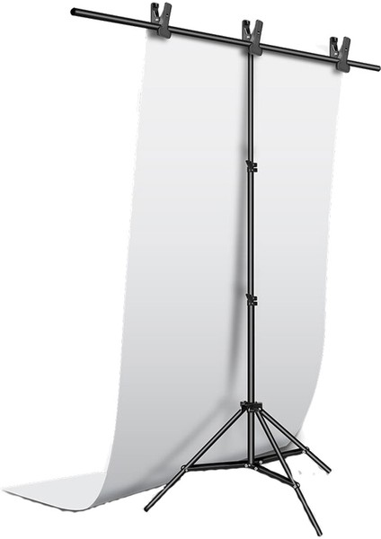 Pvc T Stand Plastik Fon Beyaz 100 x 200 cm