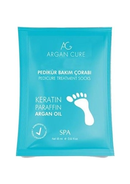 Argan Cure Pedikür Bakım Çorabı 50 Adet