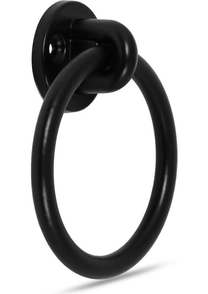 Nobel Sarkaç Dolap Çekmece Kulpu Kulbu Mat Siyah Metal Halka Kulp (4 Adet) fiyatları