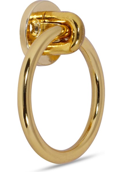 Nobel Sarkaç Dolap Çekmece Kulpu Kulbu Gold Metal Halka Kulp (4 Adet) fırsatları