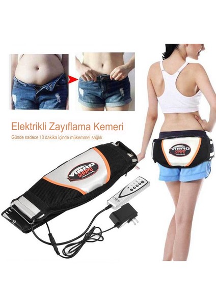 Vibro Shape Masaj Kemeri Aleti Titreşimli Zayıflama Çift Motorlu Isıtmalı