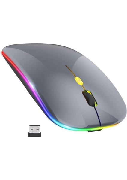 Şarjlı Kablosuz Rgb Mouse
