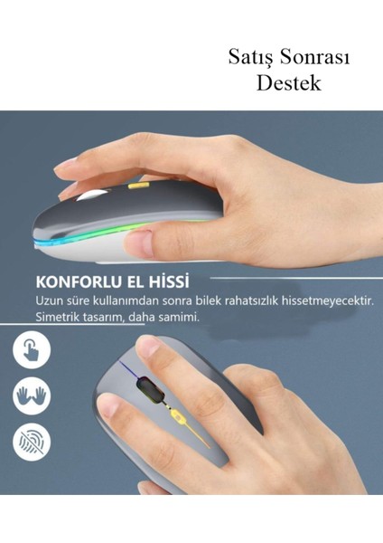 Şarjlı Kablosuz Rgb Mouse indirimleri