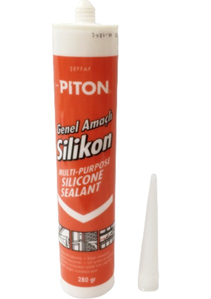 Genel Amaçlı Şeffaf Silikon 280 gr