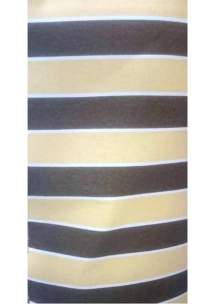 Kahve Krem Çizgili Balkon Perdesi, Balkon Çadır Brandası, Balkon Güneşlik fiyatları