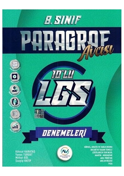 Av Yayınları Akıllı Versiyon Yayınları 8. Sınıf LGS Paragraf 10'lu Deneme