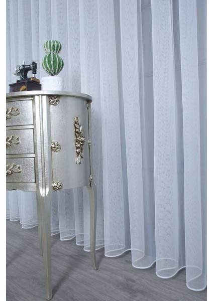 Grek Petek Zemin Düz Pilesiz Etekleri Kurşunlu Tül Perde indirimleri