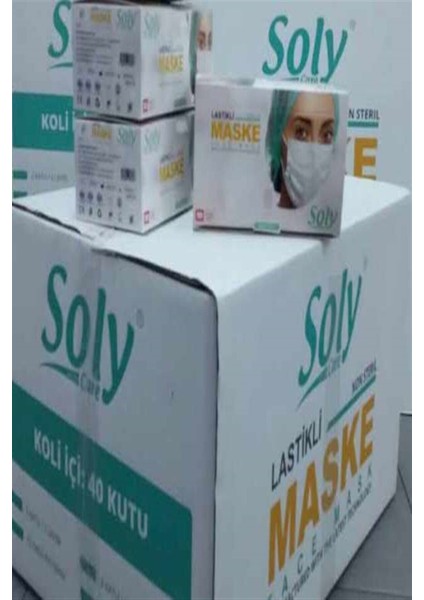 Care 3 Katlı Cerrahi Telli Full Ultrasonik Maske 5 Paket 250 Adet fiyatları
