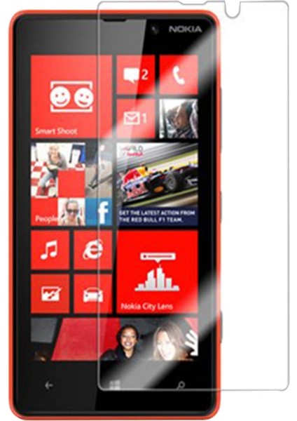 Nokia Lumia 820 Uyumlu 0.3 mm Ön Koruma Cam Ekran Koruyucu
