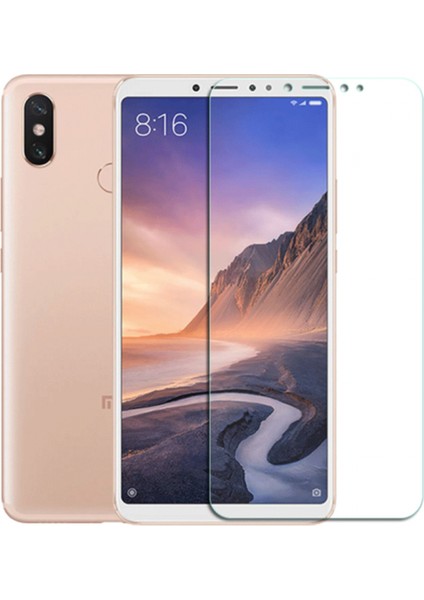 Xiaomi Mi Max 3 Uyumlu 0.3 mm Ön Koruma Cam Ekran Koruyucu