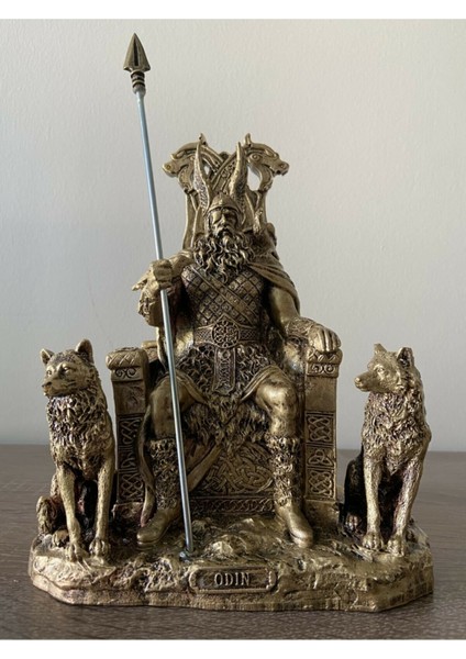 Hector Truva Savaşcısı Heykeli Özel Tasarım Biblo Gümüş 30 cm