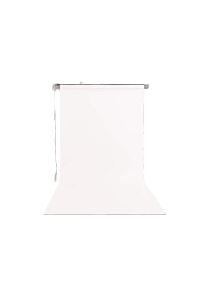 Beyaz Kağıt Backdrop Fon 2,70 x 11M + Duvar Askı Aparatı