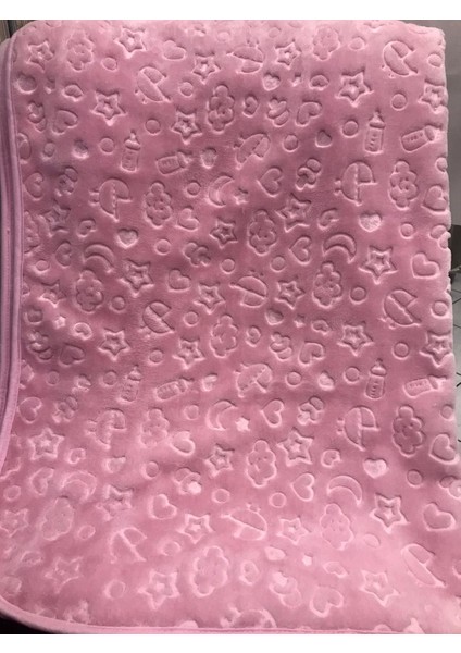 Embos Vizon Bebe Battaniyesi Pembe 100*120