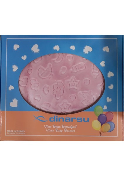 Embos Vizon Bebe Battaniyesi Pembe 100*120 fiyatları