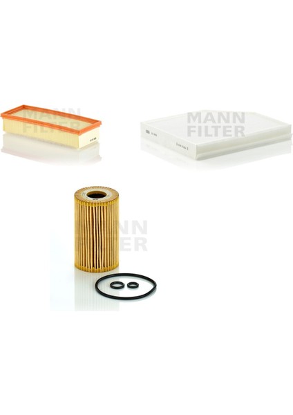Mann Fılter Audi A4 (8k,b8) 2.0 Tdi 150 Hp (Motor Kodu Cjcd,cmfb) 13-16 Mann Filtre Bakım Seti