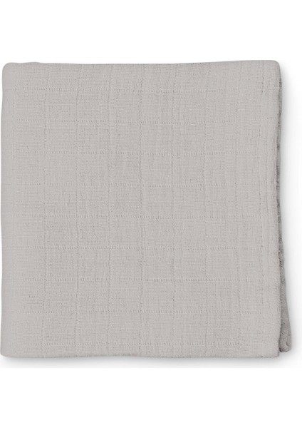Cotton Grey Müslin Örtü 100X100CM