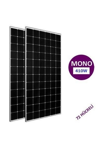 400W 410 Watt Monokristal Perc Solar Güneş Paneli