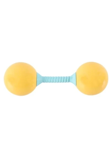 Zuzu Toys Bebek Çıngırak Halter Çıngırak (Dumbell Çıngırak) (14 Cm) Sarı