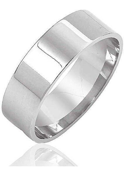 Gümüş Rodyum Kaplama Alyans