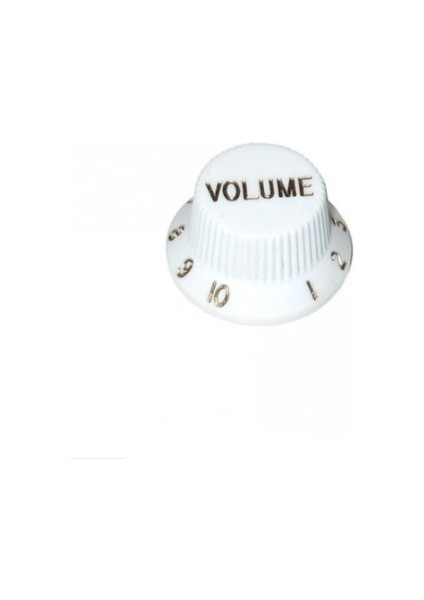 Dr Parts Plastic Volume Knob (Beyaz)