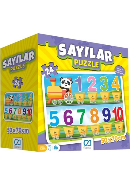 Ca Games CAÇ5134 Ca Games, Sayılar Eğitici Puzzle