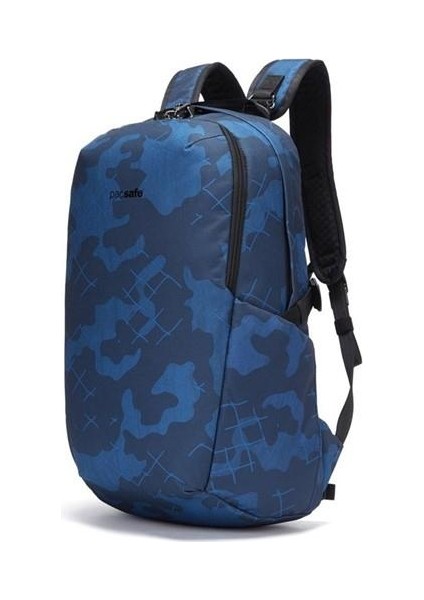 Vibe 25 Anti-Theft 25L Backpack Sırt Çantası Mavi Kamuflaj