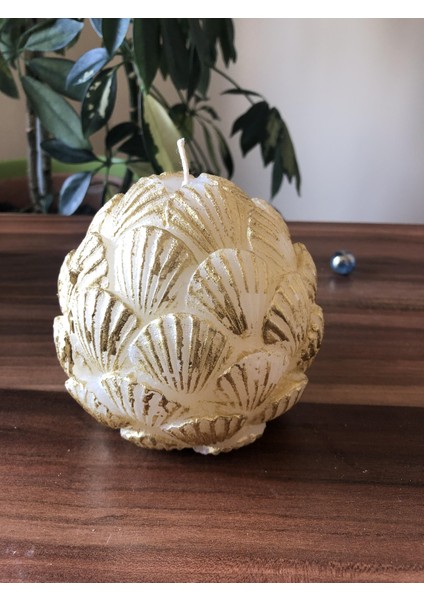 Deniz Kabuklu Dekoratif Mum