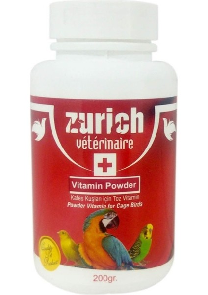 Zurich Kuş Toz Multivitamin 200 Gram