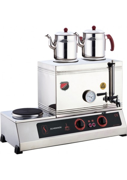 Elektrikli Çay Ocağı Kapaklı ve Kaynaklı 2 Demlikli 40'lık fiyatları