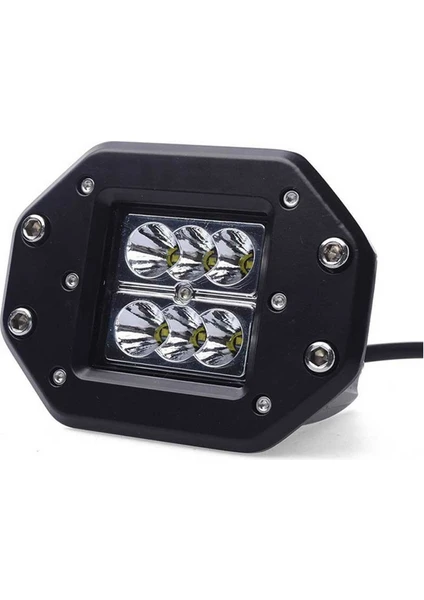 Off Road Sis Lambası 6 Led 18 W