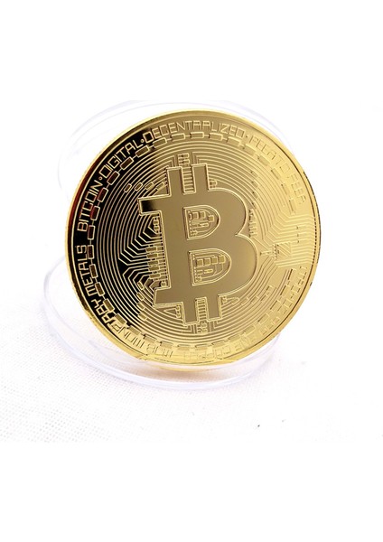 Bitcoin Madeni Hediyelik Coin Sanal Para