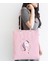 Çocuk Çantası - Pembe Zeminli Magic Unicorn Tasarımlı Kumaş Çanta 2