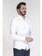 Pamuk Karışımlı Slim Fit Beyaz Gömlek 1