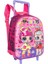 Mn Happy Tekerlekli Çocuk Sırt Çantası Pembe 1