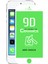 Apple iPhone 5s Tam Kaplayan Seramik Nano Esnek Ekran Koruyucu Cam - Beyaz 1