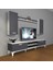 Eko 5d Mdf DVD Silver Tv Ünitesi Tv Sehpası Beyaz Antrasit 1