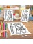 Savaşçı Ninja Boyama Puzzle Tablo Çocuk Eğitici Yapboz 1