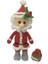 Çantalı Noel Baba Amigurumi Organik Oyuncak 1