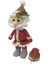 Çantalı Noel Baba Amigurumi Organik Oyuncak 3