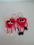 Maskot Gülen Kalpler Amigurumi Anahtarlık Organik Oyuncak 1