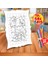 Ormanda Sevimli Hayvan Dostlar Eğitici Çocuk Boyama Puzzle TABLO-156 1